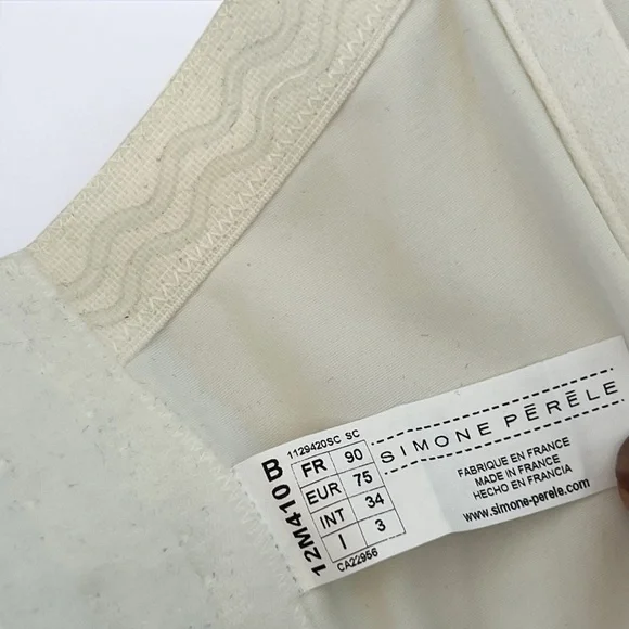 Simone Perele Women's Corset Bra Removable Straps & Garters Ivory Sz 34B - Picture 10 of 16